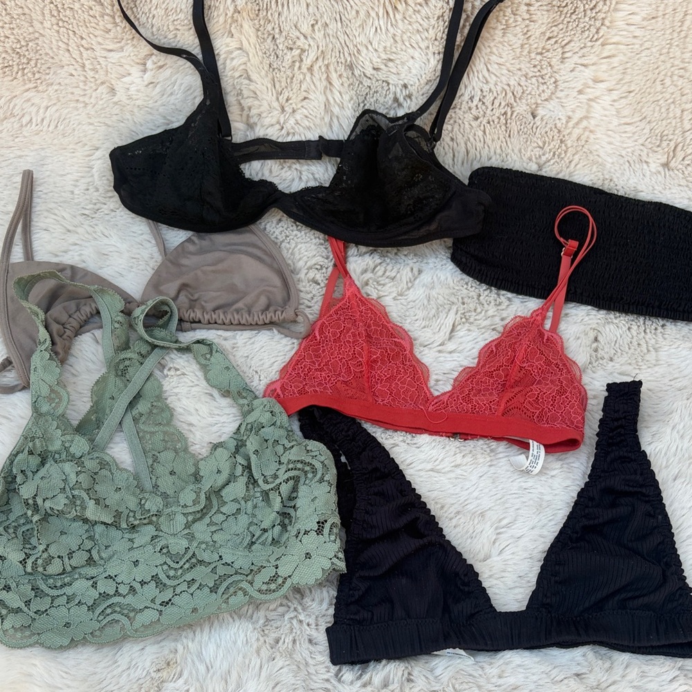 Bralette bundle - mostly XS